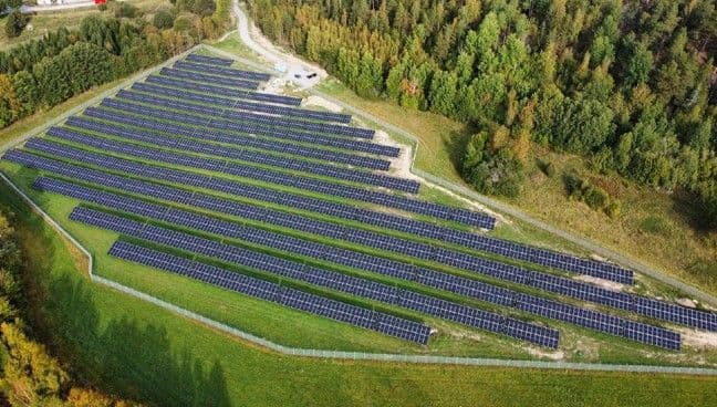 Greenbuddies instalace 4.7 MWp FVE u švédského Södertälje
